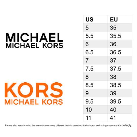 michael kors lady|michael kors shoe size chart.